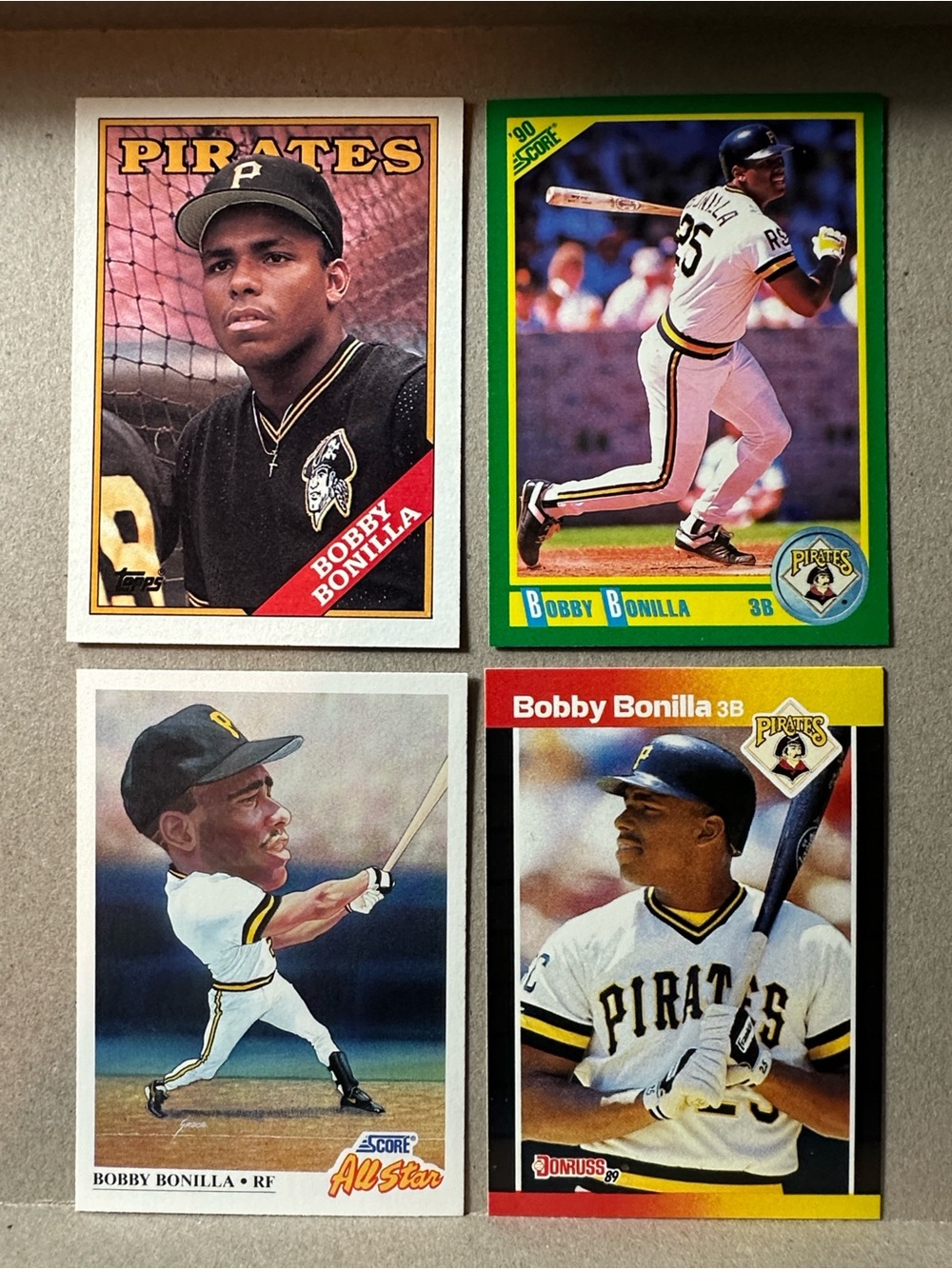Barry Bonds/Bonilla/Van Slyke/Drabek Pirates lot of 20 - Picture 4 of 15